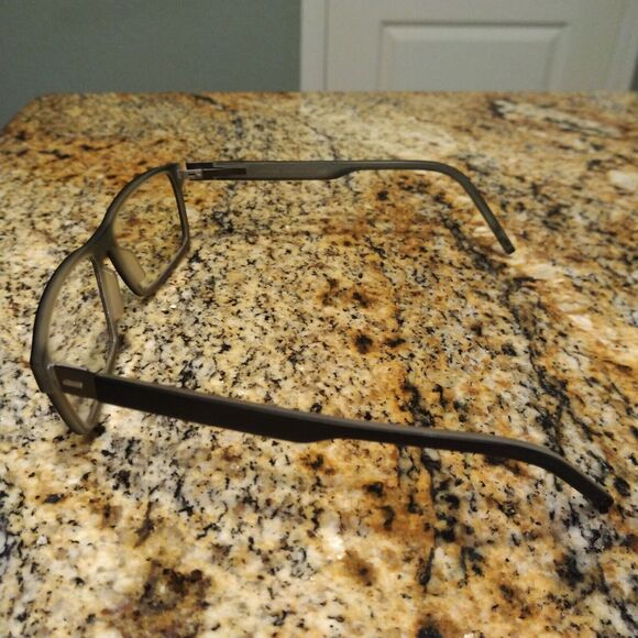 Morel Eyeglasses FRAMES ONLY mod. Lightec 7682L Black Silver Rectangular France - Picture 5 of 11